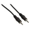 Kabelis Jack 3.5mm - Jack 3.5mm 0.5m juoda (3.5SMx3.5SM/0.5)