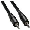 Audio Kabelis Jack (3,5mm) M - Jack (3,5mm) M, 2.5m, juoda