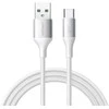 Joyroom S-A28 Flash Series 3A USB-A – USB-C Cable 2m – baltos spalvos