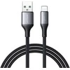 Joyroom S-A28 „Flash“ serijos 3A USB-A – „Lightning“ kabelis 1 m – juodos spalvos