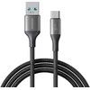 Joyroom S-A28 „Flash“ serijos 3A USB-A – USB-C kabelis, 2 m – juodos spalvos
