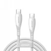 Joyroom S-A59 Vibrant Series 60W USB-C - USB-C kabelis 1.2m - Baltas