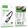 USB C į HDTV konvertavimo kabelis Hoco 4K 30Hz 0,2 m UA43A metalinis pilkas