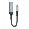 USB C į HDTV konvertavimo kabelis Hoco 4K 30Hz 0,2 m UA43A metalinis pilkas