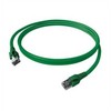 Easylan Kabelis krosowy EasyLan FlexBoot Cat.6A, S/FTP, žalia, 0,5 m