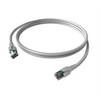Easylan Kabelis krosowy EasyLan FlexBoot Cat.6A, S/FTP, pilka, 0,5 m
