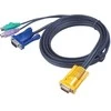 Aten KVM kabeliai, 3m, Juodieji (2L5202P)