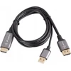 Lanberg kabelis HDMI(M) - DisplayPort(M) 1m 4K juoda