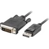 LANBERG CA-DPDV-10CU-0010-BK Lanberg kabelis Displayport(M) V1.2->DVI-D(M)(24+1) 1m Juodas DUAL LINK