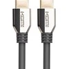 HDMI 2.1 kabelio jungtys su chromuotu korpusu