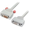 Kabelis Lindy DVI-D - DVI-D 0.5m balta (41127)