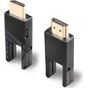 HDMI Laidas - LINDY Šviesolaidinis Hibridinis Micro-HDMI 4K60 Laidas, 18Gbps, Atsparus Micro-HDMI, HDMI, DVI, 40 m, Juodas