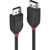 Lindy DisplayPort 1.2, Juodas Line 4K UHD M/M, juoda, 2m