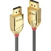 DisplayPort kabelis - LINDY Gold Line DisplayPort 1.2 kabelis, M/M, 20 m, Pilkas