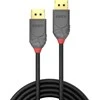 DisplayPort Kabelis - LINDY Anthra Line DisplayPort 1.4 Kabelis, M/M, 3 m, Juodas