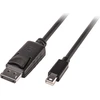 Kabelis Lindy Rodyti Port Mini - Rodyti Port Mini 1,5 m, baltas