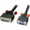 Kabelis Lindy DVI- A - D- Sub (VGA) 3m juoda