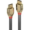 Lindy HDMI 2.1 itin didelės spartos M/M 2m pilka/auksinis