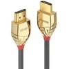 Lindy HDMI 2.0 didelės spartos M/M 5m pilka/auksinis