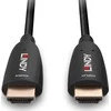 HDMI Laidas - LINDY Šviesolaidinis Hibridinis HDMI 8K60 Laidas, 10 m, Juodas