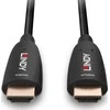 HDMI Laidas - LINDY Šviesolaidinis Hibridinis HDMI 8K60 Laidas, 20 m, Juodas