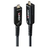 HDMI Kabelis - Lindy 38542 20 M Šviesolaidinis Hibridinis „Micro-HDMI“ 8K60 LSZH Kabelis Juodas