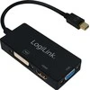 LOGILINK CV0110 LOGILINK – 4K Mini DisplayPort į DVI/HDMI/VGA konverteris