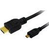 Kabelis LogiLink HDMI Micro - HDMI 1m juoda (CH0030)