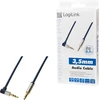LOGILINK CA11050 LOGILINK - Garso kabelis 3.5 Stereo M/M 90 kampinis, 0.50 m, mėlynas