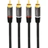 Pelė Kabelis LogiLink RCA (Cinch) x2 - RCA (Cinch) x2 5m Juodas (CA1207)