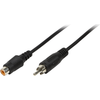 Kabelis LogiLink RCA (Cinch) - RCA (Cinch) 5m Juodas (CA1032)