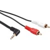 MACLEAN MCTV-824 Maclean MCTV-824 Jack Angled 90 to 2 RCA kabelis 1m juodas