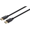 MANHATTAN 8K@60Hz DisplayPort DP 1.4 Cable, 1.0m, Palaiko 4K@144Hz, HDR, Paauksuoti kontaktai, juodas, 355568