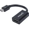 Intracom Manhattan 151634 kabelių sąsaja / invertavimo adapteris DisplayPort HDMI Juoda