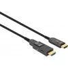 Kabelis Manhattan MANHATTAN HDMI LWL Stecker-Stecker/MicroHDMI St 4K@60Hz 20m