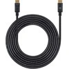 MANHATTAN 8K@60Hz DisplayPort DP 1.4 Cable, 1.0m, Palaiko 4K@144Hz, HDR, Paauksuoti kontaktai, juodas, 355568
