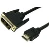 Kabelis MediaRange HDMI - DVI-D 2m juoda (MRCS118)