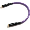 Kabelis Melodika Jack 3.5mm - Jack 3.5mm 0.2m violetinė