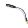 Kabelis Melodika Jack 3.5mm - Jack 6.3mm 0.2m violetinė
