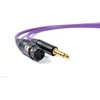 Kabelis Melodika Jack 6.3mm - XLR 0.5m violetinė