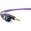 Kabelis Melodika Jack 6,3mm - XLR 8m violetinė