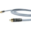 Kabelis Melodika RCA (Cinch) - RCA (Cinch) 1m pilkas