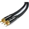 Kabelis Melodika RCA (Cinch) x2 - RCA (Cinch) x2 0.5m juoda
