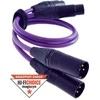 Kabelis Melodika XLR x2 - XLR x2 1.5m violetinė
