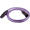 Kabelis Melodika XLR - XLR 10m violetinė