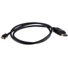 Mercodan „Mini Displayport“ kabelis, 1,0 m, „Mini Displayport“: kištukas -