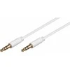 MicroConnect Lizdas 3,5 mm – lizdas 3,5 mm, 1,5 m baltas (AUDLL1,5 W)