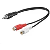 Kabelis MicroConnect RCA (Cinch) - RCA (Cinch) x2 0.2m juoda (AUDC02)