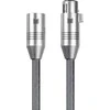 Kabelis Monoprice XLR - XLR 2m pilkas