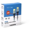 Montis 2m HDMI laido pakuotė su specifikacijomis